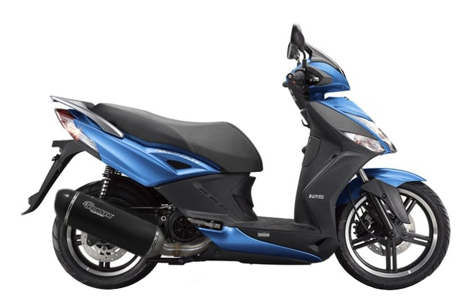 Échappement Sport Carbon approuvé pour Kymco Agility City 125cc