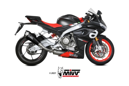 [A.013.LDRC] Mivv Full system 2x1 Delta Race carbono Aprilia RS 660 2020-24 / Tuono 660 2021-23