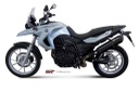 Mivv Slip-On Suono black con tapa carbono BMW F 650 GS 2008-12 / F 800 GS 2008-17