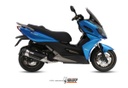 Mivv Full system 1x1 Urban St. Steel Kymco K-XCT 300 2012-16