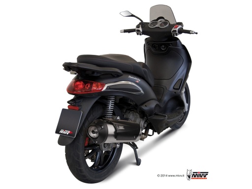 [C.PG.0015.B] Mivv Full system 1x1 Urban St. Steel Piaggio Beverly 250 / Beverly Tourer 250/300