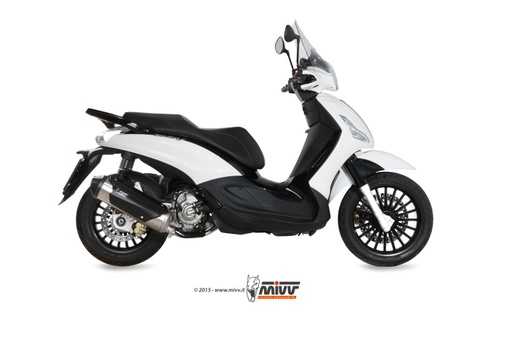 [C.PG.0019.B] Mivv Full system 1x1 Urban St. Steel Piaggio Beverly 125 2014-16