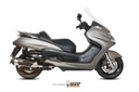 Mivv Full system 1x1 Urban St. Steel Yamaha Majesty 400 2007-14