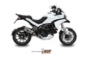 Mivv Slip-On Suono St. Steel con tapa carbono Ducati Multistrada 1200 2010-14