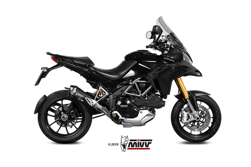 [D.027.LDRB] Mivv Slip-On Delta Race black Ducati Multistrada 1200 2010-14