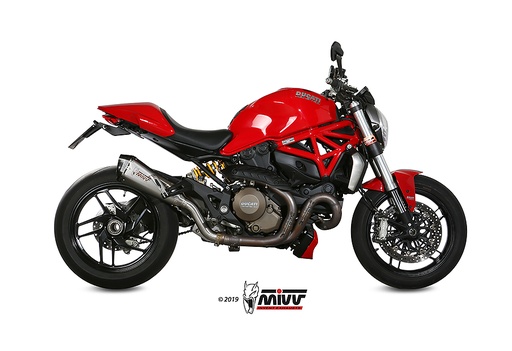 [D.030.LDRX] Mivv Slip-On Delta Race St. Steel Ducati Monster 1200 / S 2014-16