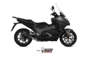 Mivv Slip-On Suono black con tapa carbono Honda Integra  750 2016-20 / NC 750 S / X 2016-22