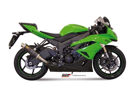 [K.022.L2S] Mivv Slip-On GP carbon Kawasaki ZX-6 R 2009-16 / ZX-6 R 636 2013-16