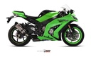 Mivv Slip-On Suono St. Steel con tapa carbono Kawasaki ZX-10 R 2011-15