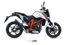 Mivv Slip-On Suono black con tapa carbono KTM 690 Duke 2012-18