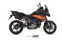 Mivv 2 Slip-On Suono black con tapa carbono KTM 990 Supermoto SMT 2009-13