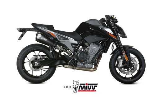 [KT.020.LDRB] Mivv Slip-On Delta Race black KTM 790 Duke 2018-20 / 890 Duke 2020-23