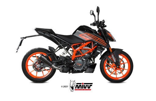 [KT.025.LC4B] Mivv Slip-On X-M1 black KTM 125 Duke 2021-23