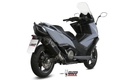 Mivv Slip-On Speed edge black Kymco AK550 2017-20