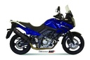 Mivv Full system 2x1 Suono black con tapa carbono Suzuki DL V-Strom 650 2004-06