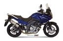 Mivv Full system 2x1 Suono St. Steel con tapa carbono Suzuki DL V-Strom 650 2007-11