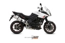 Mivv Slip-On Suono St. Steel con tapa carbono Triumph Tiger 1050 Sport 2013-16