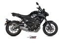 Mivv Full system 3x1 Oval titan con tapa carbono Yamaha MT-09 / FZ-09 2013-20