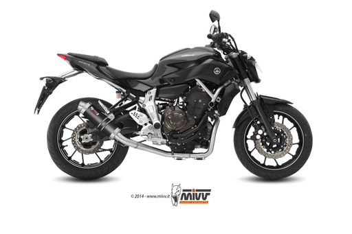 [Y.045.L2S] Mivv Full system 2x1 GP carbon Yamaha MT-07 / FZ-07 2014-24