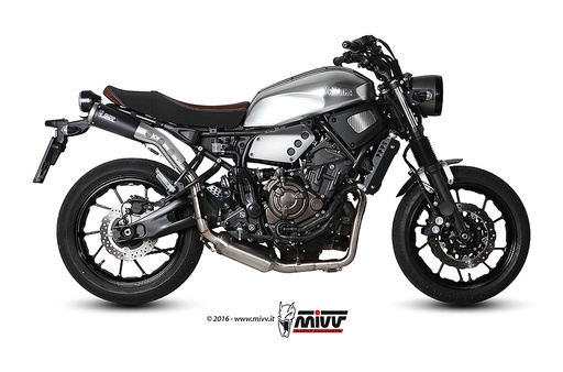 [Y.052.LGB] Mivv Full system 2x1 Ghibli black Yamaha XSR 700 2016-22