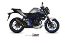 Mivv Slip-On Suono black con tapa carbono Yamaha MT-03 2016-24