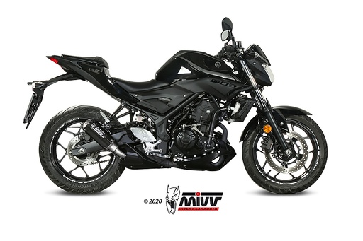 [Y.055.SM3C] Mivv Slip-On Mk3 carbono Yamaha MT-03 2016-24