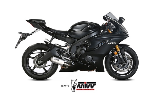 [Y.063.LM3X] Mivv Slip-On Mk3 St. Steel Yamaha YZF 600 R6 2017-23