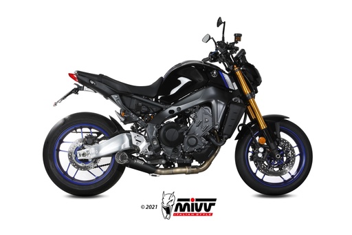 [Y.068.SC5B] Mivv Full system 3x1 X-M5 black Yamaha MT-09 / SP / FZ-09 2021-23