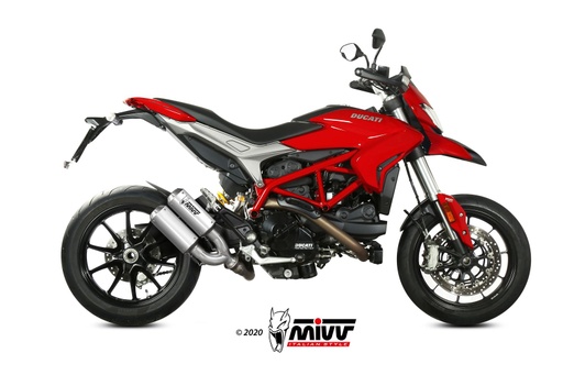 [D.043.SM3X] Mivv 2 Slip-On Mk3 St. Steel Ducati Hypermotard 939 2016-18