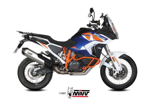 [KT.027.LRT] Mivv Slip-On Speed edge titanium KTM 1290 Super Adventure / R / S / T 2021-24