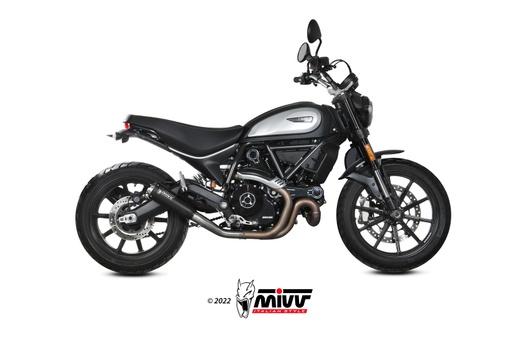 [D.051.SC4B] Mivv Slip-On X-M1 black Ducati Scrambler 800 Icon / Icon Dark 2021-22