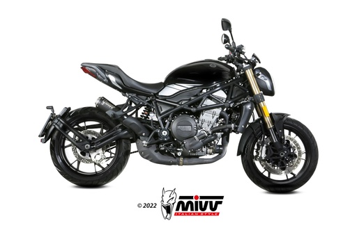 [E.009.LC4B] Mivv Slip-On X-M1 black Benelli 752 S 2019-