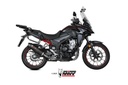 Mivv Slip-On Oval carbono con tapa carbono Honda CB 500 X 2021-24