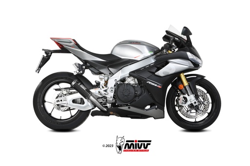 [A.019.SM3C] Mivv Slip-On Mk3 carbono Aprilia RSV4 / Tuono V4 1100 2021-24