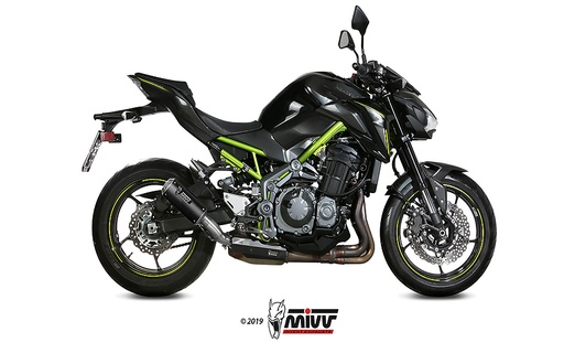 [K.056.LM3C] Mivv Slip-On Mk3 carbono Kawasaki Z900 A2 (35 KW / 70 KW) 2017-24