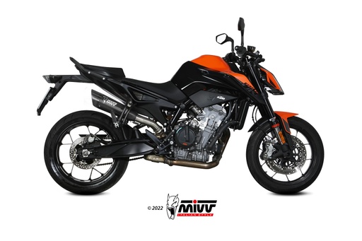 [KT.020.LC5B] Mivv Slip-On X-M5 black KTM 790 Duke 2018-20 / 790 Duke 2023-24 / 890 Duke 2020-23