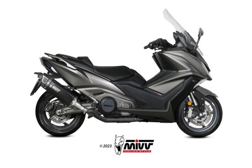 [O.011.LR1XB] Mivv Slip-On SR-1 black Kymco AK550 2021-24