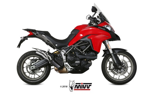 [D.037.LDGX] Mivv Slip-On Double Gun St. Steel Ducati Multistrada 950/S 2017-21 / Multistrada 1200 Enduro 2016-18