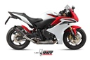 Mivv Slip-On GP carbon con tapa carbono Honda CBR 600 F 2011-13 / Hornet 600 2007-13