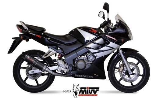 [H.043.L2SC] Mivv Full system 1x1 GP carbon con tapa carbono Honda CBR 125 R 2004-10