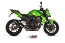 Mivv Slip-On GP carbon con tapa carbono Kawasaki Z750 2007-14