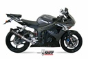 Mivv Slip-On GP black con tapa carbono Yamaha YZF 600 R6 2003-05