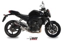 Mivv Slip-On GP black con tapa carbono Yamaha FZ1 / FZ1 Fazer 2006-16