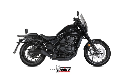 [H.092.LH1BA] MIVV SLIP-ON HR-1 BLACK HONDA CMX 1100 REBEL 2022-24