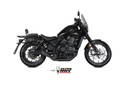 MIVV SLIP-ON HR-1 BLACK CON TAPA EN CARBONO HONDA CMX 1100 REBEL 2022-24