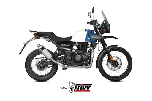 [RE.003.LDKX] MIVV SLIP-ON DAKAR ST. STEEL ROYAL ENFIELD HIMALAYAN 2021-23